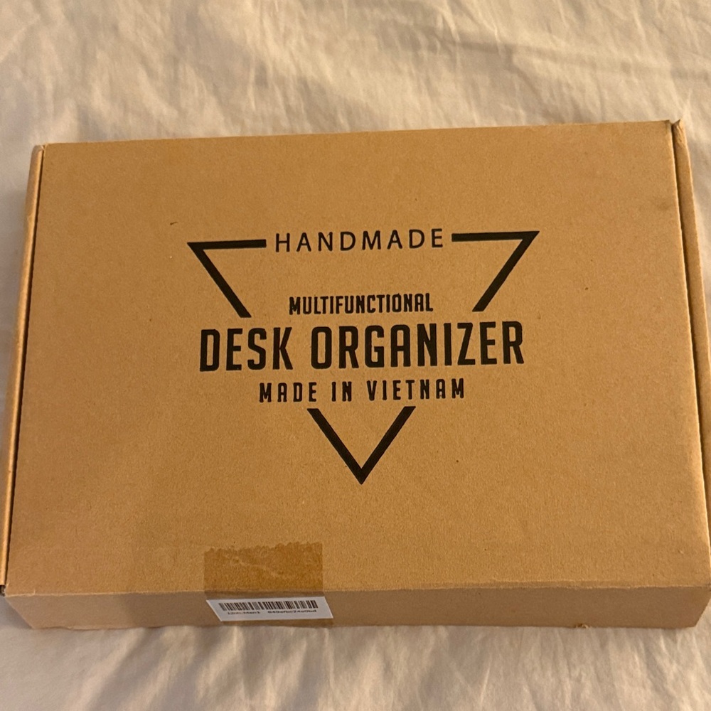 Handmade Multifunctional Desk Organizer engraved with Beth